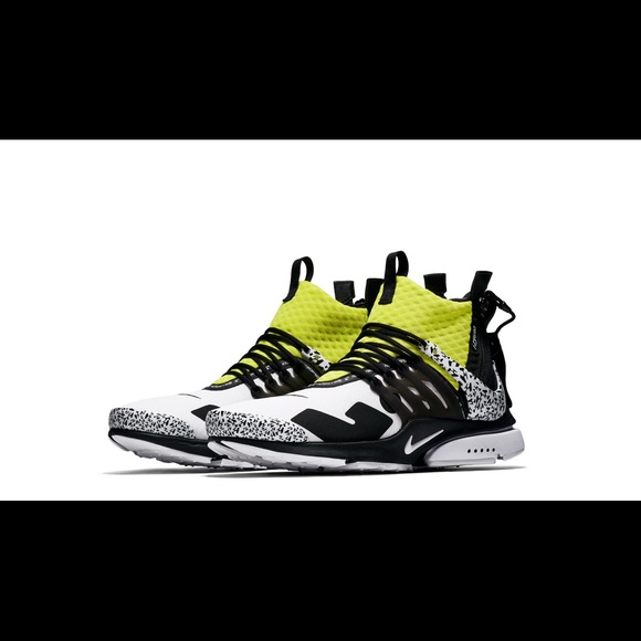 Nike Air Presto Mid Acronym Dynamic Yellow - Picture 1 of 8